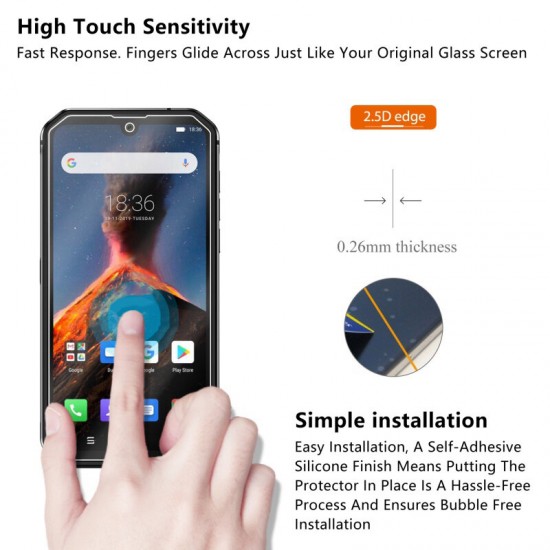 HD Clear 9H Anti-Explosion Anti-Scratch Tempered Glass Screen Protector for Blackview BV9900