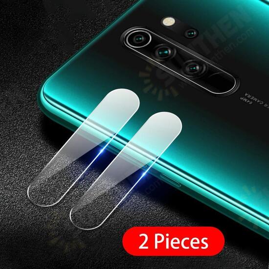 Tempered Glass Screen Protector + Phone Camera Lens Protector for Xiaomi Redmi Note 8 Pro