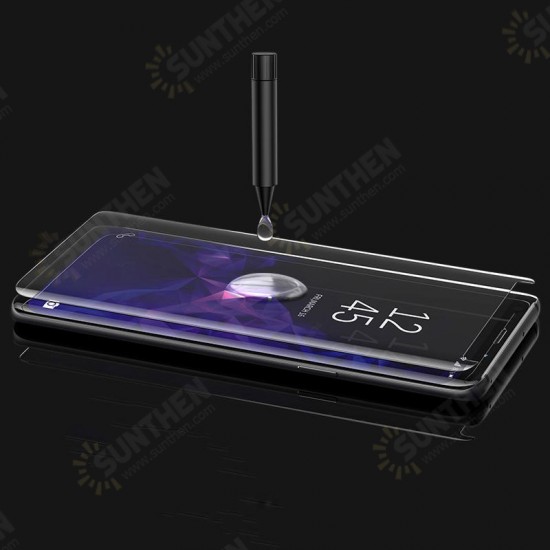 UV Glue Full Adhesive Clear 3D Curved Edge Tempered Glass Screen Protector For Samsung UV Glue Full Adhesive Clear 3D Curved Edge Tempered Glass Screen Protector For Samsung