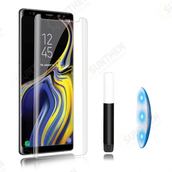 UV Glue Full Adhesive Clear 3D Curved Edge Tempered Glass Screen Protector For Samsung UV Glue Full Adhesive Clear 3D Curved Edge Tempered Glass Screen Protector For Samsung