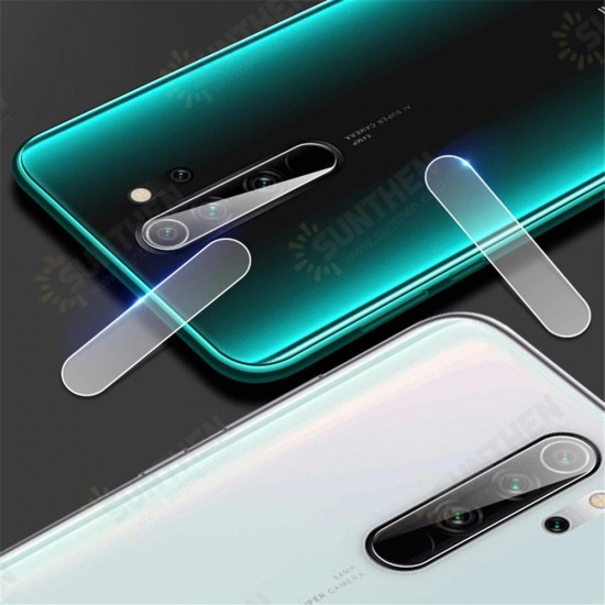 Anti-scratch Aluminum Metal Circle Ring+Tempered Glass Rear Phone Lens Protector Non-original for Xiaomi Redmi Note 8 Pro