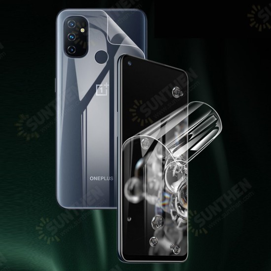 For OnePlus Nord N100 Film HD Automatic-Repair Anti-Scratch Full Coverage Front / Back Soft Hydrogel Film Screen Protector For OnePlus Nord N100 Film HD Automatic-Repair Anti-Scratch Full Coverage Front / Back Soft Hydrogel Film Screen Protector