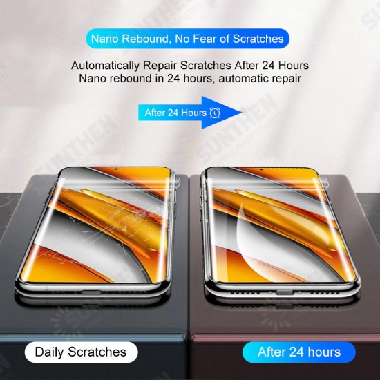 For POCO F3 Global Version Film Anti-Peeping Privacy Protection Automatic-Repair Anti-Scratch Full Coverage Soft Hydrogel Film Screen Protector For POCO F3 Global Version Film Anti-Peeping Privacy Protection Automatic-Repair Anti-Scratch Full Coverage Soft Hydrogel Film Screen Protector