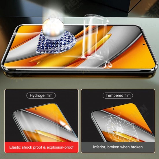 For POCO F3 Global Version Film Anti-Peeping Privacy Protection Automatic-Repair Anti-Scratch Full Coverage Soft Hydrogel Film Screen Protector For POCO F3 Global Version Film Anti-Peeping Privacy Protection Automatic-Repair Anti-Scratch Full Coverage Soft Hydrogel Film Screen Protector