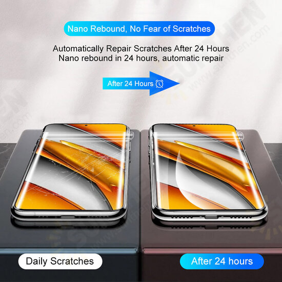 For POCO F3 Global Version Film HD Automatic-Repair Anti-Scratch Full Coverage Soft Hydrogel Film Screen Protector For POCO F3 Global Version Film HD Automatic-Repair Anti-Scratch Full Coverage Soft Hydrogel Film Screen Protector