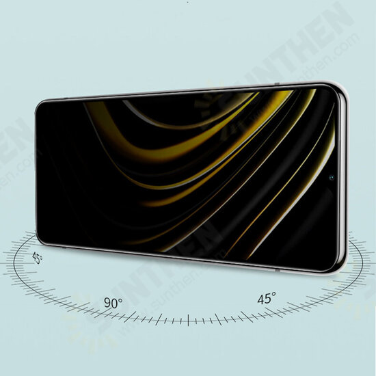 For POCO M3 / Redmi 9T Film 9H Anti-Explosion Anti-Peeping Full Coverage Tempered Glass Screen Protector