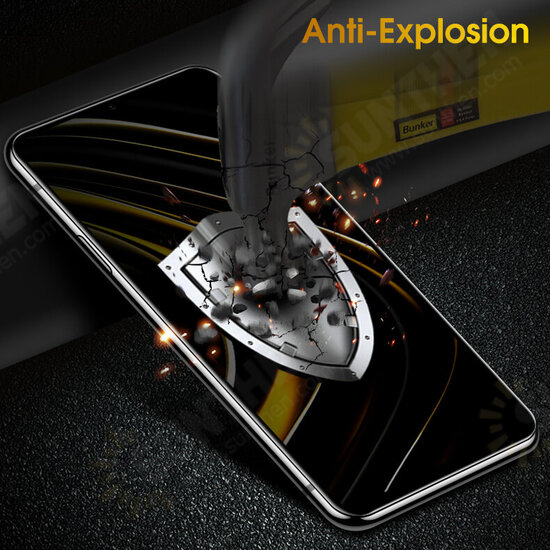 For POCO M3 / Redmi 9T Film 9H Anti-Explosion Anti-Peeping Full Coverage Tempered Glass Screen Protector