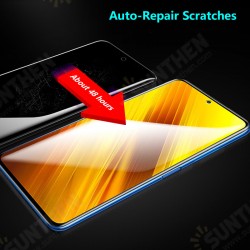 For POCO X3 Pro / POCO X3 NFC Flim HD Automatic-Repair Anti-Scratch Full Coverage Front / Back Soft Hydrogel Film Screen Protector Non-Original