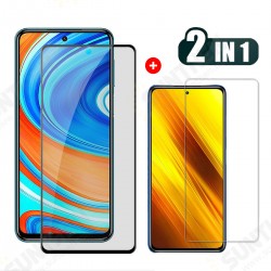For POCO X3 Pro / POCO X3 NFC Front Film 2-IN-1 9H Anti-Peeping Anti-Explosion Tempered Glass Screen Protector For POCO X3 Pro / POCO X3 NFC Front Film 2-IN-1 9H Anti-Peeping Anti-Explosion Tempered Glass Screen Protector