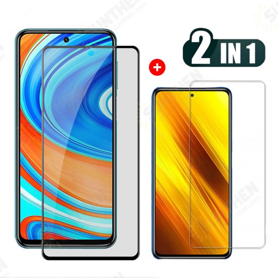 For POCO X3 Pro / POCO X3 NFC Front Film 2-IN-1 9H Anti-Peeping Anti-Explosion Tempered Glass Screen Protector For POCO X3 Pro / POCO X3 NFC Front Film 2-IN-1 9H Anti-Peeping Anti-Explosion Tempered Glass Screen Protector