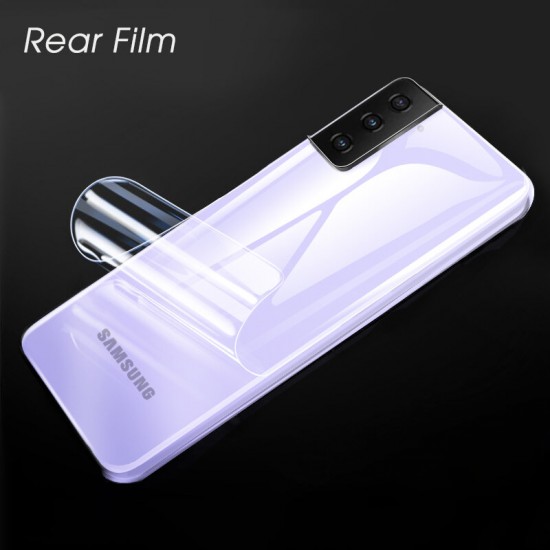 For Samsung Galaxy S21 Ultra 5G / Galaxy S21+ 5G / Galaxy S21 5G Film HD Automatic-Repair Anti-Scratch Full Coverage Front / Back Soft Hydrogel Film Screen Protector
