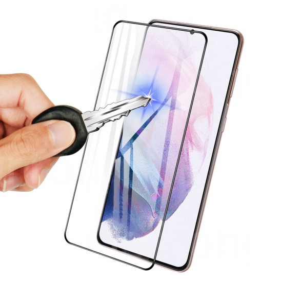 For Samsung Galaxy S21 Ultra 5G / Galaxy S21+ 5G / Galaxy S21 5G Front Film 3D Curved Edge HD Anti-Explosion Full Glue Full Coverage Tempered Glass Screen Protector