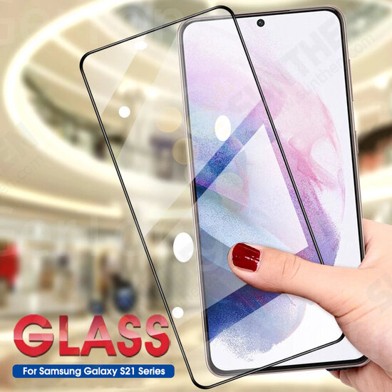 For Samsung Galaxy S21 Ultra 5G / Galaxy S21+ 5G / Galaxy S21 5G Front Film 3D Curved Edge HD Anti-Explosion Full Glue Full Coverage Tempered Glass Screen Protector For Samsung Galaxy S21 Ultra 5G / Galaxy S21+ 5G / Galaxy S21 5G Front Film 3D Curved Edge HD Anti-Explosion Full Glue Full Coverage Tempered Glass Screen Protector