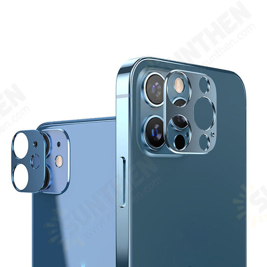 For iPhone 12 Pro / 12 Mini / 12 / 12 Pro Max Rear Phone Lens Protector Anti-Scratch Aluminum Alloy Metal Camera Circle Ring For iPhone 12 Pro / 12 Mini / 12 / 12 Pro Max Rear Phone Lens Protector Anti-Scratch Aluminum Alloy Metal Camera Circle Ring