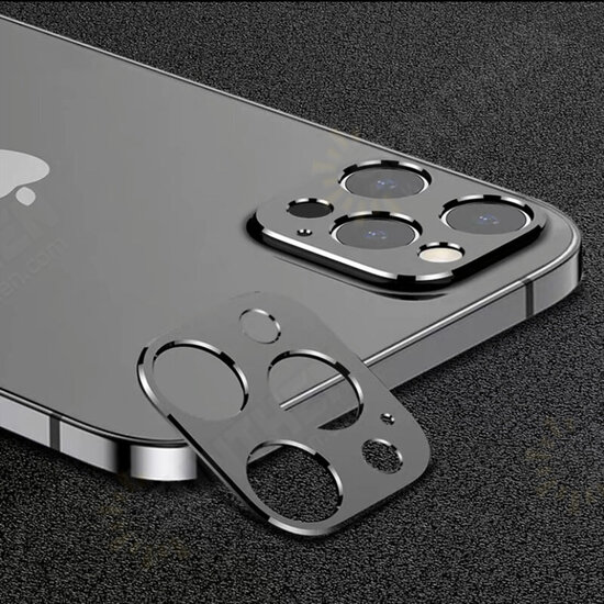 For iPhone 12 Pro / 12 Mini / 12 / 12 Pro Max Rear Phone Lens Protector Anti-Scratch Aluminum Alloy Metal Camera Circle Ring For iPhone 12 Pro / 12 Mini / 12 / 12 Pro Max Rear Phone Lens Protector Anti-Scratch Aluminum Alloy Metal Camera Circle Ring