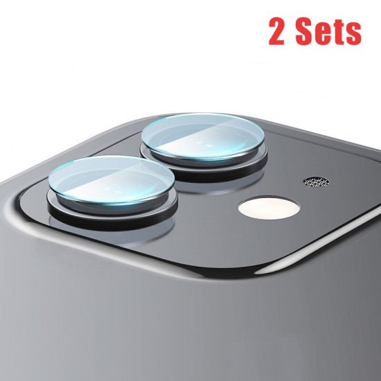 For iPhone 12 Pro Max / 12 Mini / 12 / 12 Pro Lens Protector 2 Sets HD Clear Ultra-Thin Anti-Scratch Soft Tempered Glass Phone Camera Flim