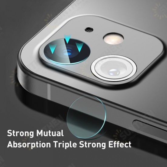 For iPhone 12 Pro Max / 12 Mini / 12 / 12 Pro Lens Protector 2 Sets HD Clear Ultra-Thin Anti-Scratch Soft Tempered Glass Phone Camera Flim For iPhone 12 Pro Max / 12 Mini / 12 / 12 Pro Lens Protector 2 Sets HD Clear Ultra-Thin Anti-Scratch Soft Tempered Glass Phone Camera Flim