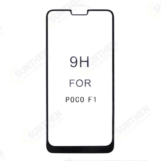 5D Curved Anti-explosion Full Cover Tempered Glass Screen Protector for Xiaomi Pocophone F1 Non-original