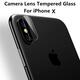Arc Edge Back Cover Camera Lens Tempered Glass Protector Film for iPhone X