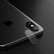 Arc Edge Back Cover Camera Lens Tempered Glass Protector Film for iPhone X