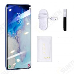 2PCS 0.25mm Curved-Screen HD Clear UV Liquid Full Glue Coverage Anti-Explosion Tempered Glass Screen Protector For Samsung Galaxy S20 / Galaxy S20 Plus / Galaxy S20 Ultra