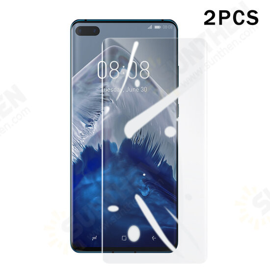 2Pcs HD 0.15mm Ultra-thin Full Coverage Hydrogel Film Automatic-Repair Anti-Scratch Soft Screen Protector for Huawei P40 Pro Plus / Huawei P40 Pro / Huawei P40 2Pcs HD 0.15mm Ultra-thin Full Coverage Hydrogel Film Automatic-Repair Anti-Scratch Soft Screen Protector for Huawei P40 Pro Plus / Huawei P40 Pro / Huawei P40