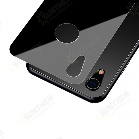 Back Rear Tempered Glass Protector For iPhone XR 0.3mm Full Glass Scratch Resistant