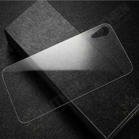 Clear Back Glass Protector For iPhone XR 0.3mm Scratch Resistant Anti Fingerprint All Glass
