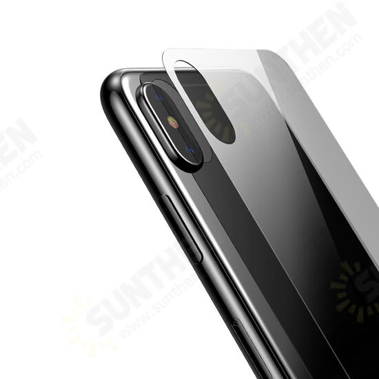 Clear Back Glass Protector For iPhone XS Max 0.3mm Scratch Resistant Anti Fingerprint All Glass