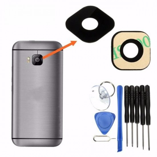 Camera Lens Film Lens Cover Rear Camera Cover Chassis Kit for HTC ONE M9