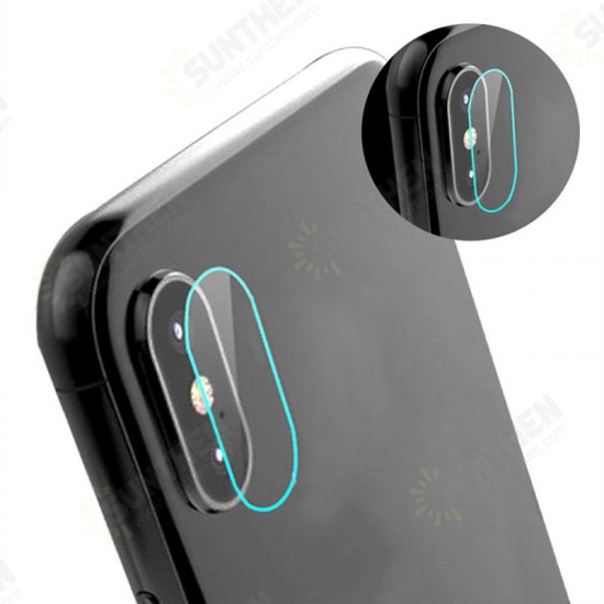 Clear Tempered Glass Camera Lens Protector For iPhone X