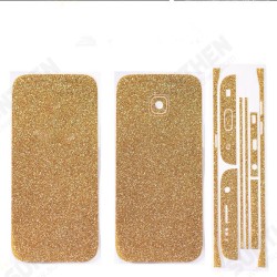 Colorful Scrub Flashing Diamond Body Phone Skin Sticker Protection For Samsung Galaxy S6 Edge Plus