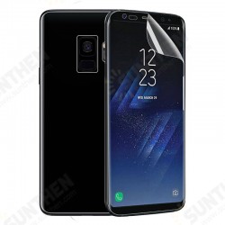 Curved Edge Clear Soft PET Phone Screen Protector for Samsung Galaxy S9