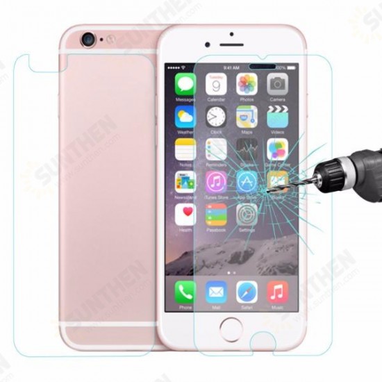 0.26mm Front + Back 9H Hardness 2.5D Explosion Proof Tempered Glass Protectors For iPhone 6/6S