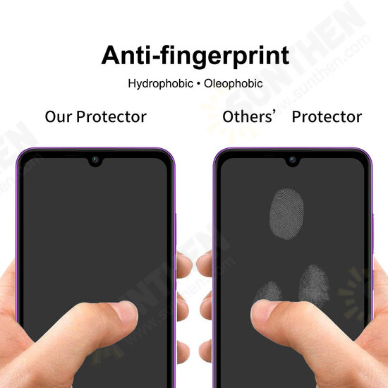 1/2/5/10 Pcs 9H Anti-Explosion Anti-Fingerprint Tempered Glass Full Glue Full Coverage Screen Protector for Xiaomi Redmi 9C / Redmi 9 / Redmi 9A Non-original