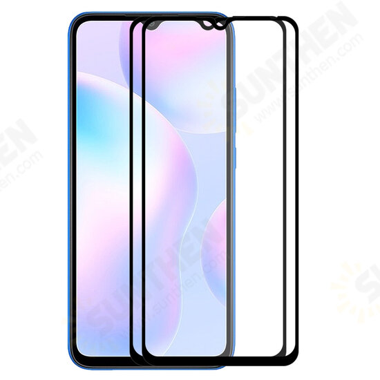 1/2/5/10 Pcs 9H Anti-Explosion Anti-Fingerprint Tempered Glass Full Glue Full Coverage Screen Protector for Xiaomi Redmi 9C / Redmi 9 / Redmi 9A Non-original