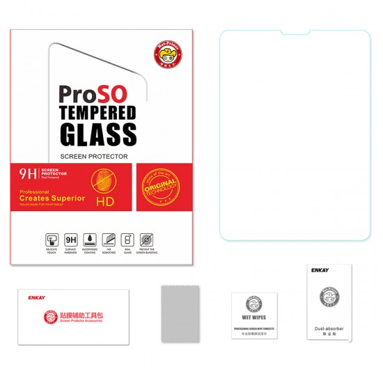 1/2Pcs 9H Crystal Clear Anti-Explosion Anti-Scratch Tempered Glass Screen Protector for iPad Pro 11 inch 2020 / 2018