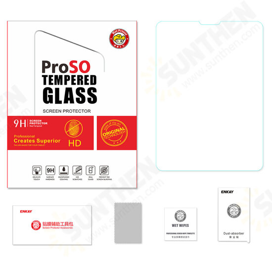 1/2Pcs 9H Crystal Clear Anti-Explosion Anti-Scratch Tempered Glass Screen Protector for iPad Pro 11 inch 2020 / 2018