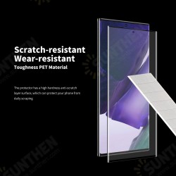High Definition 3D Curved Edge Hot Blending Full Coverage Anti-Scratch Soft PET Screen Protector for Samsung Galaxy Note 20 Ultra / Galaxy Note20 Ultra 5G