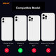 For iPhone 12 3D Anti-Scratch Ultra-Thin HD Clear Soft Tempered Glass Phone Camera Lens Protector