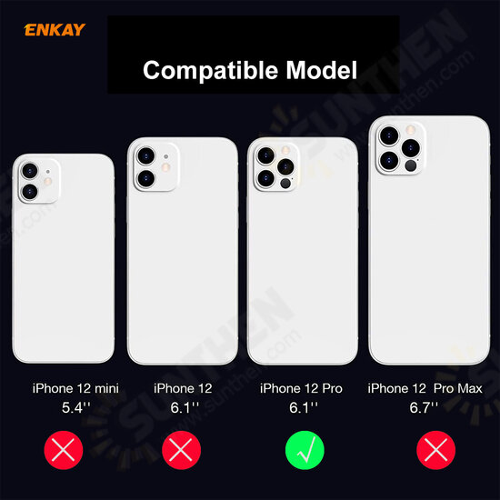 For iPhone 12 Pro 3D Anti-Scratch Ultra-Thin HD Clear Soft Tempered Glass Phone Camera Lens Protector