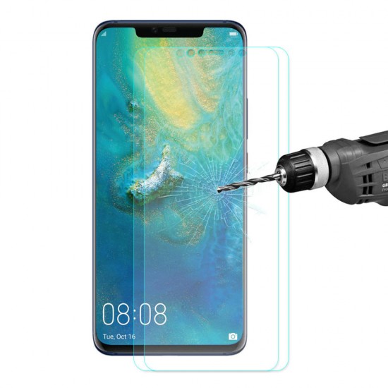2PCS Anti-explosion HD Clear Tempered Glass Screen Protector for Huawei Mate 20 Pro