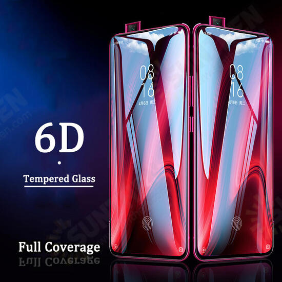 6D Curved Edge 9H Anti-Explosion Full Coverage Tempered Glass Screen Protector for Xiaomi Mi 9T / Xiaomi Mi9T Pro / Xiaomi Redmi K20 / Redmi K20 Pro Non-original