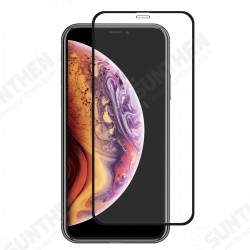 Full Glue Tempered Glass Screen Protector For iPhone XR 2.5D Curved Edge 0.26mm 9H Film