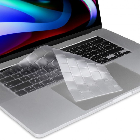 Waterproof Dustproof TPU Macbook Keyboard Protective Film for MacBook Pro 16 2019 (A2141) / MacBook Pro 13.3 2020 (A2289/A2251) EU Version