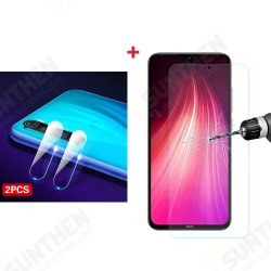 For Xiaomi Redmi Note 8 Anti-Explosion Tempered Glass Screen Protector + 2PCS Anti-Scratch Phone Lens Protector Non-original For Xiaomi Redmi Note 8 Anti-Explosion Tempered Glass Screen Protector + 2PCS Anti-Scratch Phone Lens Protector Non-original
