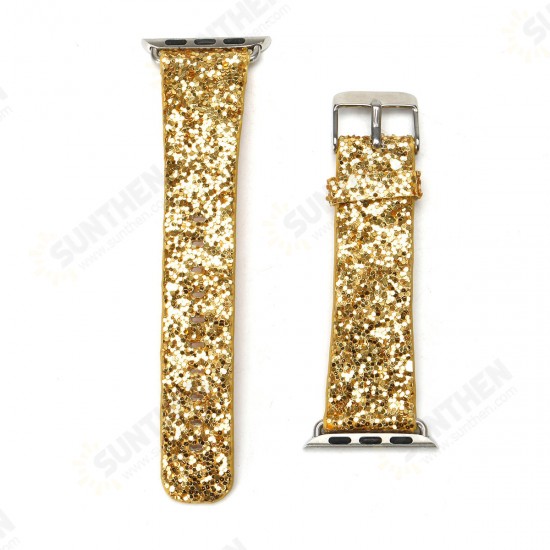 Glitter Watch Band Replacement For Apple Watch Series 1 38mm/42mm Glitter Watch Band Replacement For Apple Watch Series 1 38mm/42mm