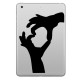 Double Hands Decorative Decal Removable Bubble Free Sticker For iPad 9.7 Inch
