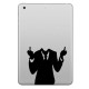 Men in Suits Decorative Decal Removable Bubble Self-adhesive Sticker For iPad 7.9 Inch