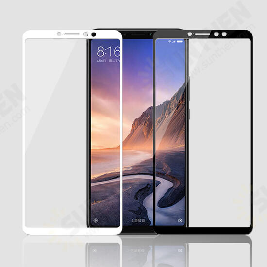 9H Diamond Anti-explosion Full Cover Tempered Glass Screen Protector for Xiaomi Mi Max 3 Non-original